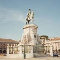 Commerce Square in Lisbon, Portugal